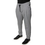 Dolce & Gabbana Black White Houndstooth Skinny Dress Pants PAN75784-44