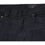 Dolce & Gabbana Black Logo Cotton Stretch Skinny Denim Jeans PAN75809-46