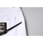 Dolce & Gabbana Black White Logo Cotton Skinny Denim Jeans PAN75836-50