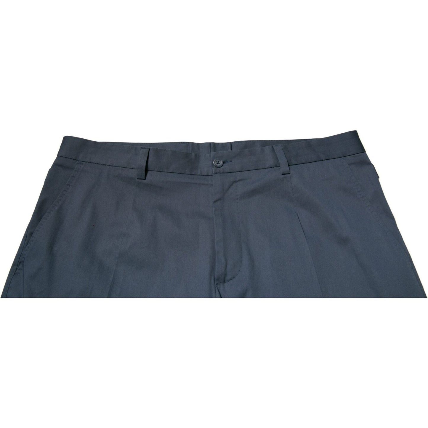 Dolce & Gabbana Blue Cotton Men Skinny Dress Pants PAN76076-56