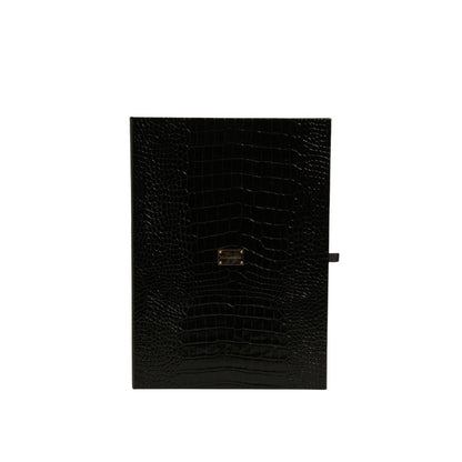 Dolce & Gabbana Gold Tone Brass Crystal Branded Tie Clip Bar