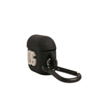 Dolce & Gabbana Black Silicone Rubber Logo Embossed Airpods Case