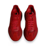 Dolce & Gabbana Red Leather Daymaster Low Top Sneakers Shoes MV6868-40.5
