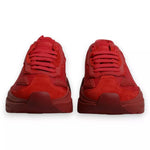 Dolce & Gabbana Red Leather Daymaster Low Top Sneakers Shoes MV6869-43.5