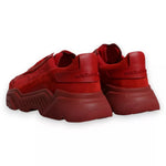 Dolce & Gabbana Red Leather Daymaster Low Top Sneakers Shoes MV6869-43.5
