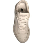 Dolce & Gabbana White Daymaster Leather Low Top Sneakers Shoes MV6967-42