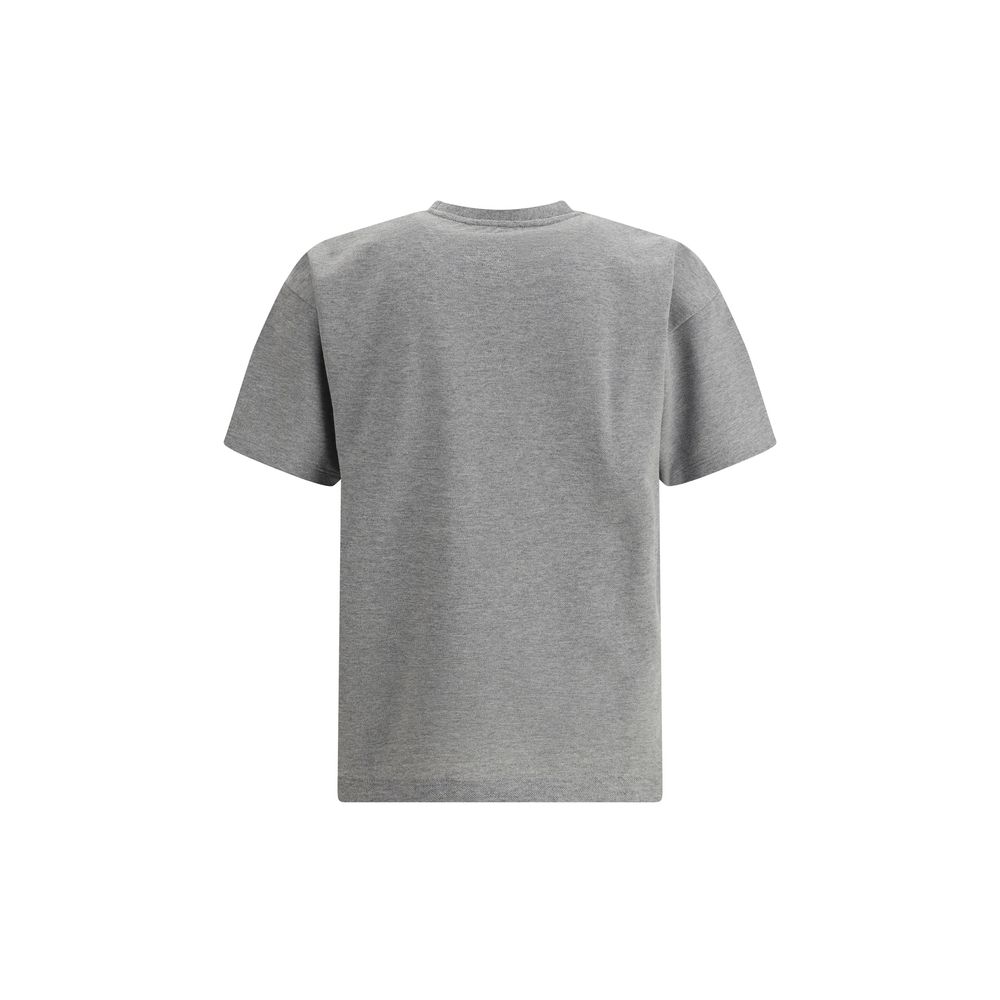 Saint Laurent Grey Cotton Oversized T-shirt