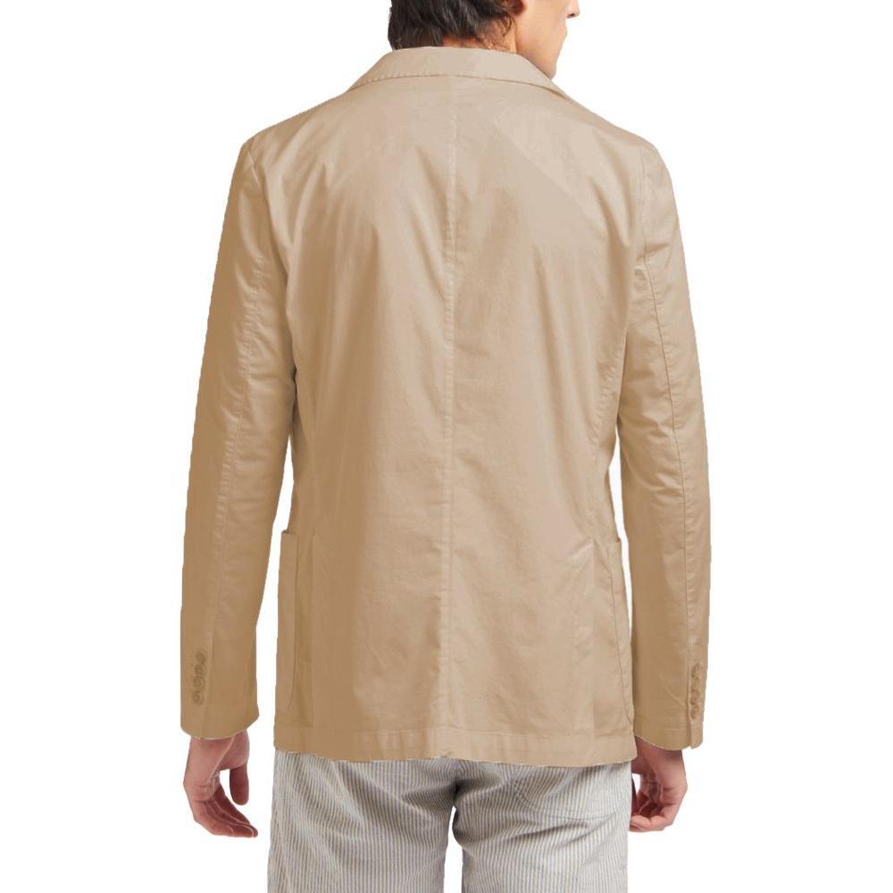 Front view with bag zipped and handles upright.