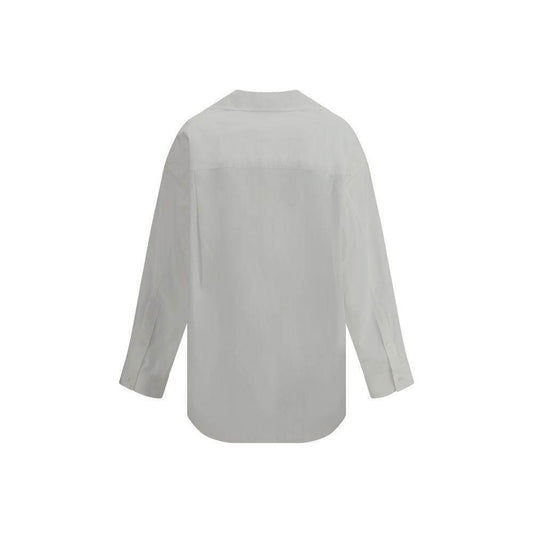 Blumarine Shirt with strassed logo BL-P522C335AN0100-IT38 | S