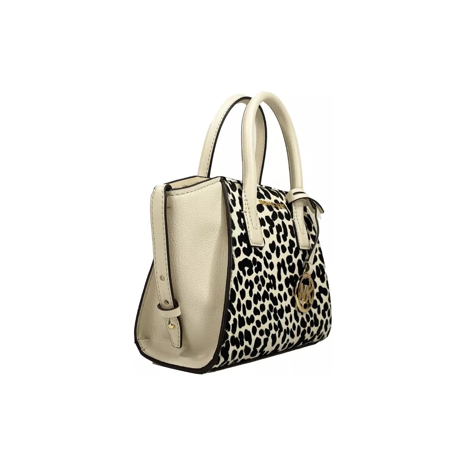 Front view with bag zipped and handles upright.