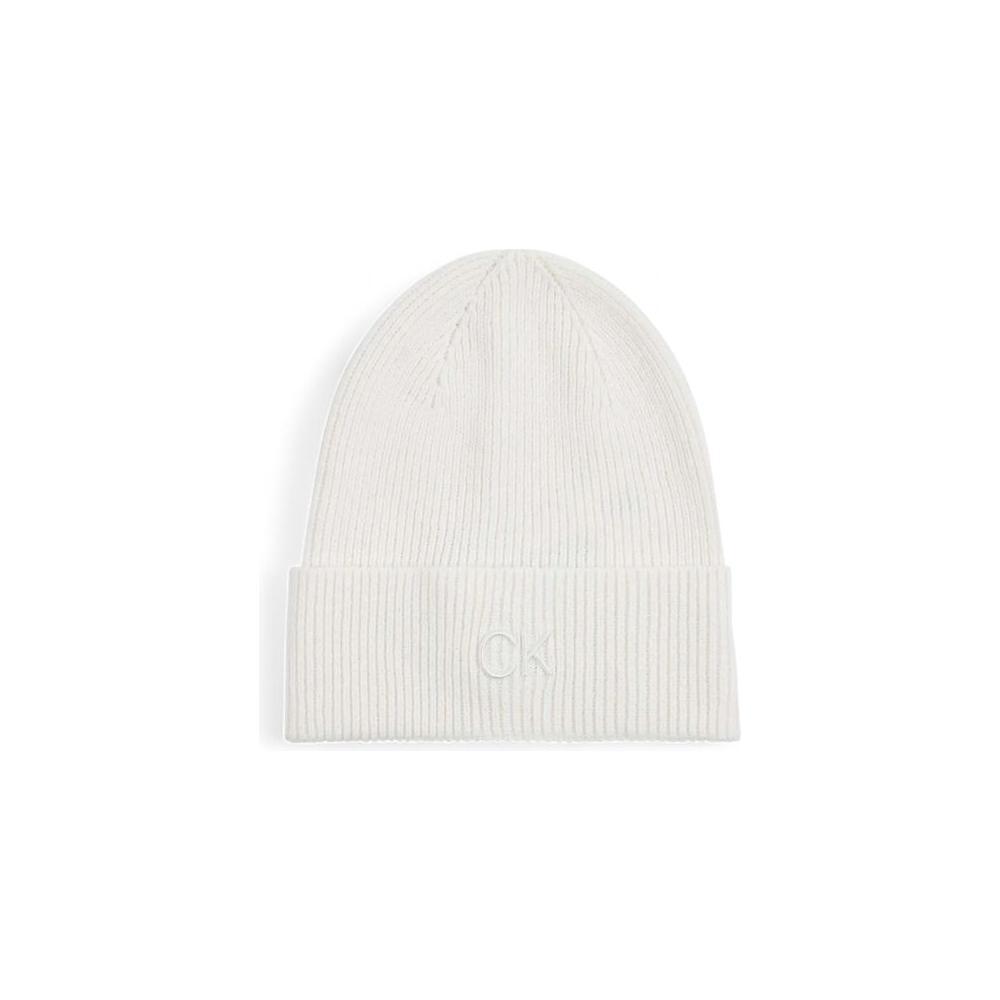 Calvin Klein White Organic Cotton Caps Baseball Hat CA-16493500008-ONE SIZE