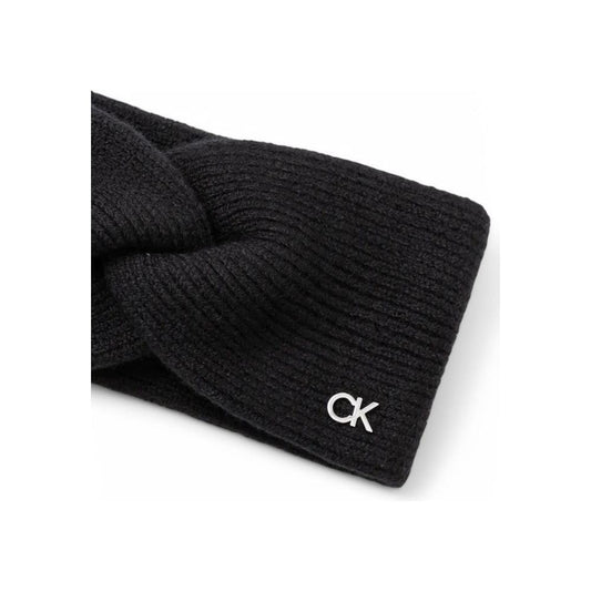 Calvin Klein Black Wool Hat CA-16493600009-UNI
