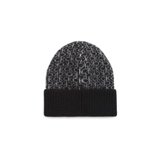 Calvin Klein Black Alpaca Leather Caps Baseball Hat CA-16493900009-ONE SIZE