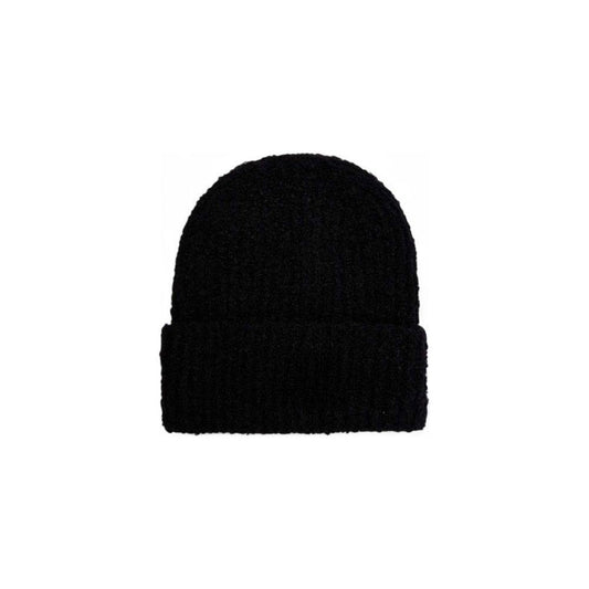 Calvin Klein Jeans Black Marabou Caps Baseball Hat CA-16494700009-ONE SIZE