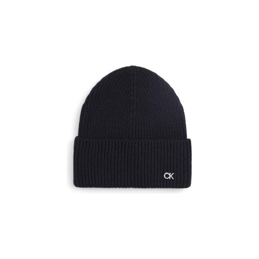 Calvin Klein Black Wool Caps Baseball Hat CA-16493700009-ONE SIZE