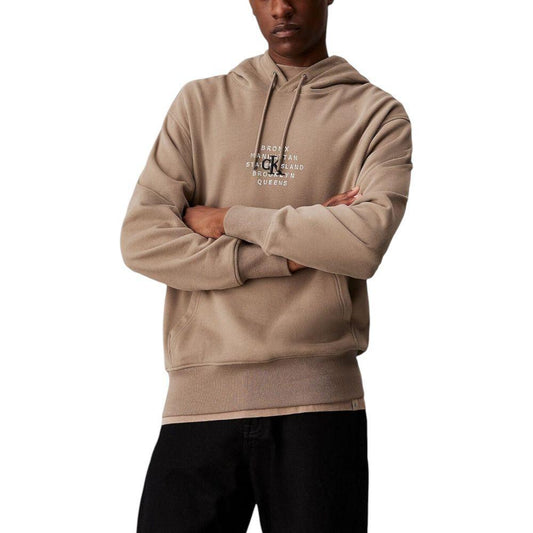 Calvin Klein Jeans Beige Cotton Hoody CA-16502400127-IT48 | L