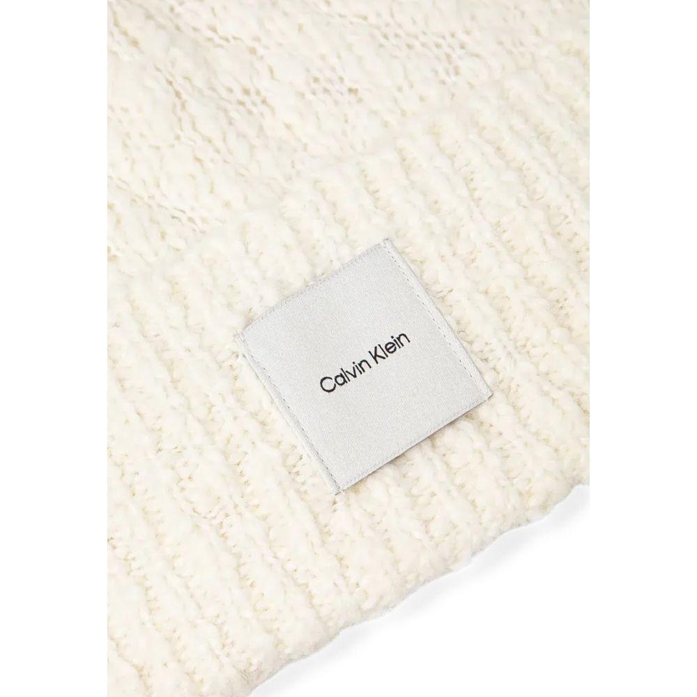 Calvin Klein White Recycled Polyester Caps Baseball Hat CA-16497500008-ONE SIZE