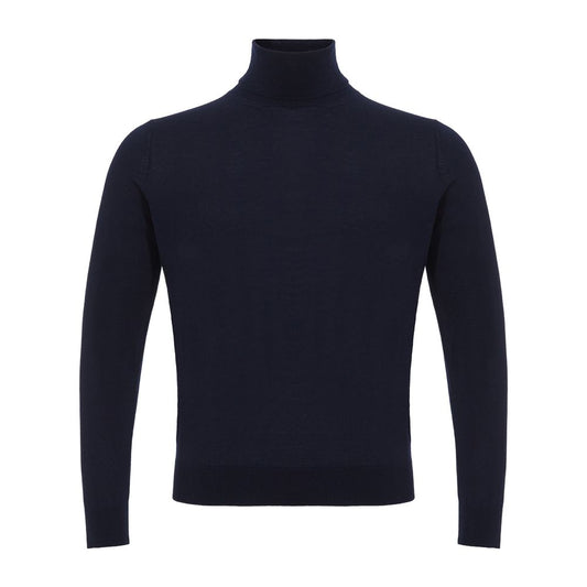 Colombo Blue Cashmere Turtleneck CO-190767320013770-IT60 | 4XL
