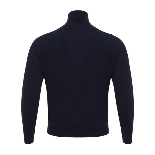 Colombo Blue Cashmere Turtleneck CO-190767320013770-IT60 | 4XL