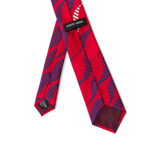 Giorgio Armani Red Silk Ties & Bowty GIAR-7871665-ONE SIZE