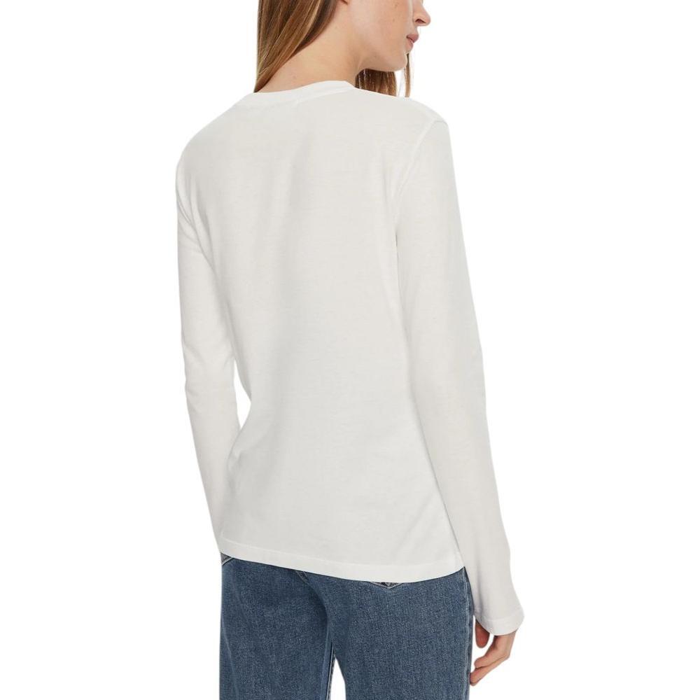 Calvin Klein Jeans White Cotton T-Shirt CA-16503900008-IT42|M