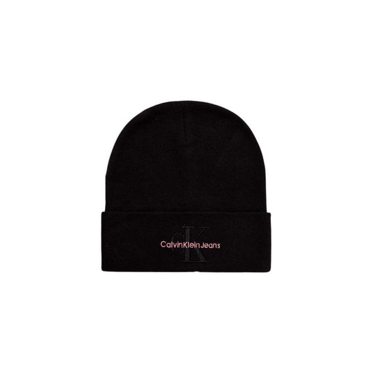 Calvin Klein Jeans Black Cotton Caps Baseball Hat CA-16494902930-ONE SIZE