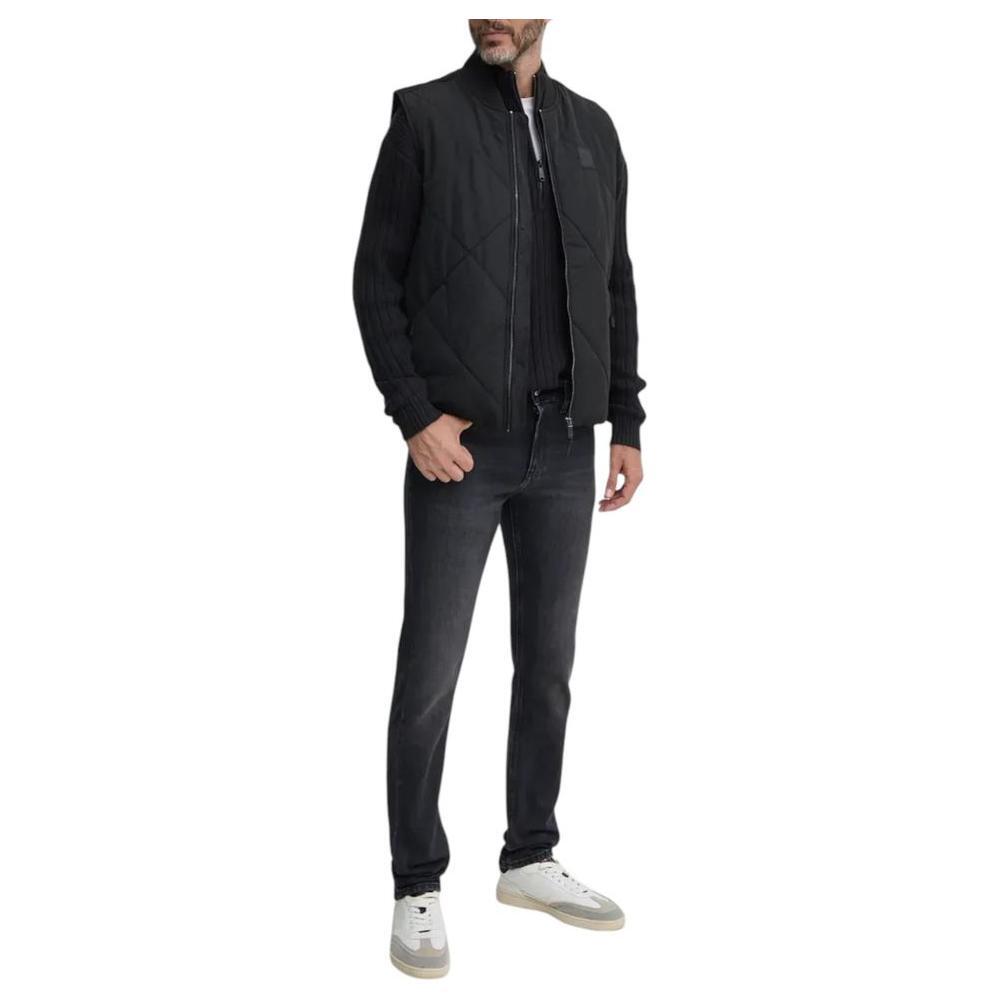 Calvin Klein Jeans Black Cotton Cardigan CA-16499800009-IT44 | S