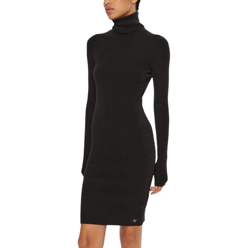 Calvin Klein Jeans Black Cotton Long CA-16505600009-IT42|M