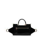 Dolce & Gabbana Black Calfskin Leather DG Logo Shoulder Bag