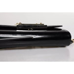 Dolce & Gabbana Black Calfskin Leather DG Logo Shoulder Bag