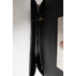 Dolce & Gabbana Black Calfskin Leather DG Logo Shoulder Bag