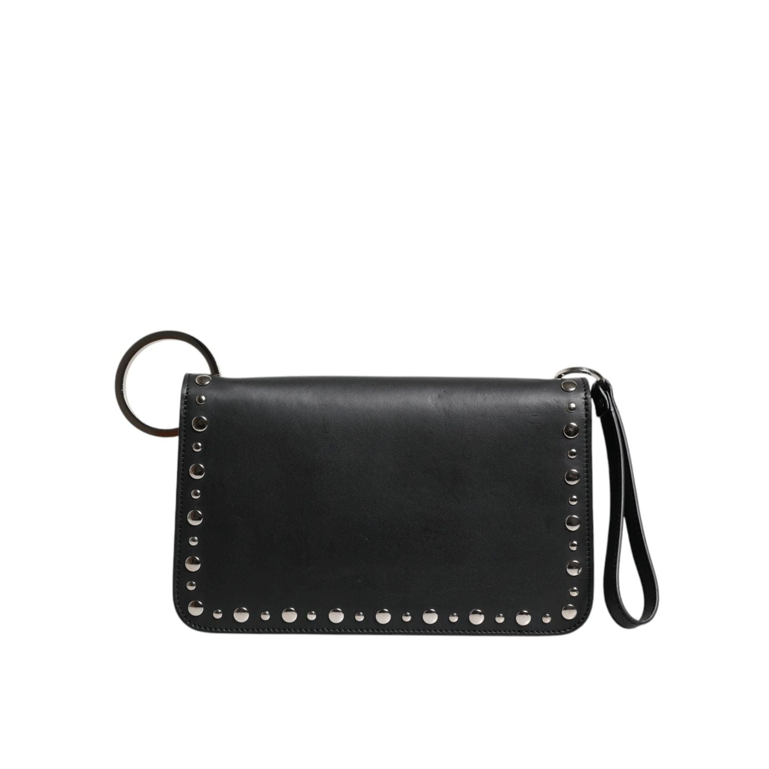 Front view with bag zipped and handles upright.