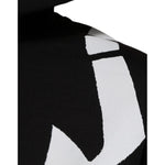 Dolce & Gabbana Black White Logo Hooded Sweatshirt Sweater TSH878546-44