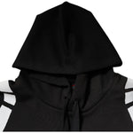 Dolce & Gabbana Black White Logo Hooded Sweatshirt Sweater TSH878546-44