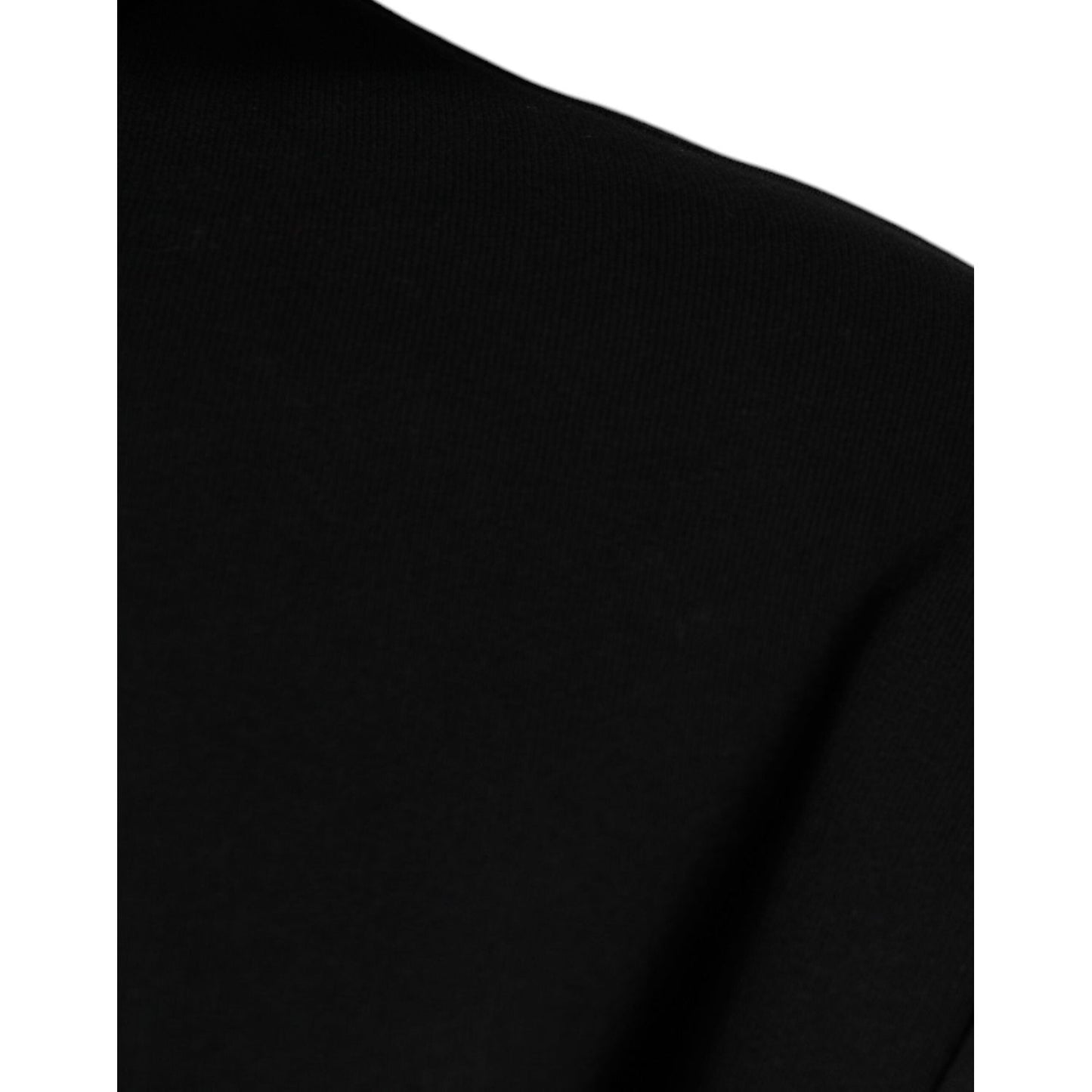 Dolce & Gabbana Black Logo Cotton Hooded Sweatshirt Sweater TSH878556-46