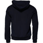 Dolce & Gabbana Blue Crown Cotton Hooded Sweatshirt Sweater TSH878557-52