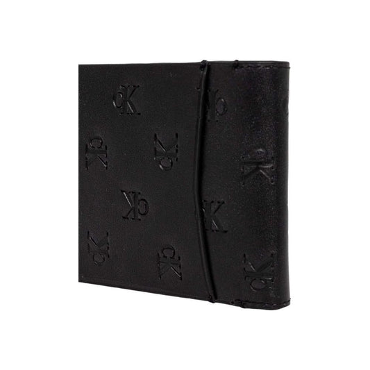 Calvin Klein Jeans Black Leather Wallet CAKLJE-15182400009