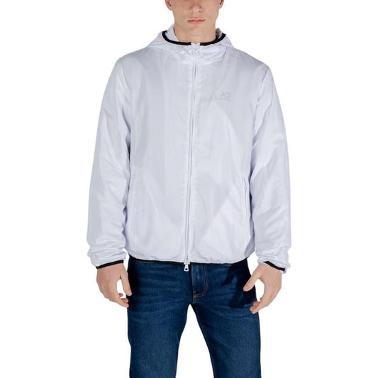 EA7 Emporio Armani White Polyester Jacket