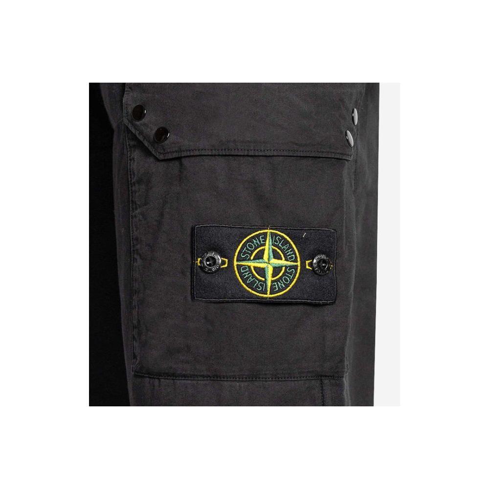 Stone Island Black Cotton Men's Track Pant ST-14716-L