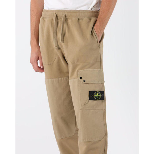 Stone Island Beige Cotton Men Cargo Trouser ST-14719-S