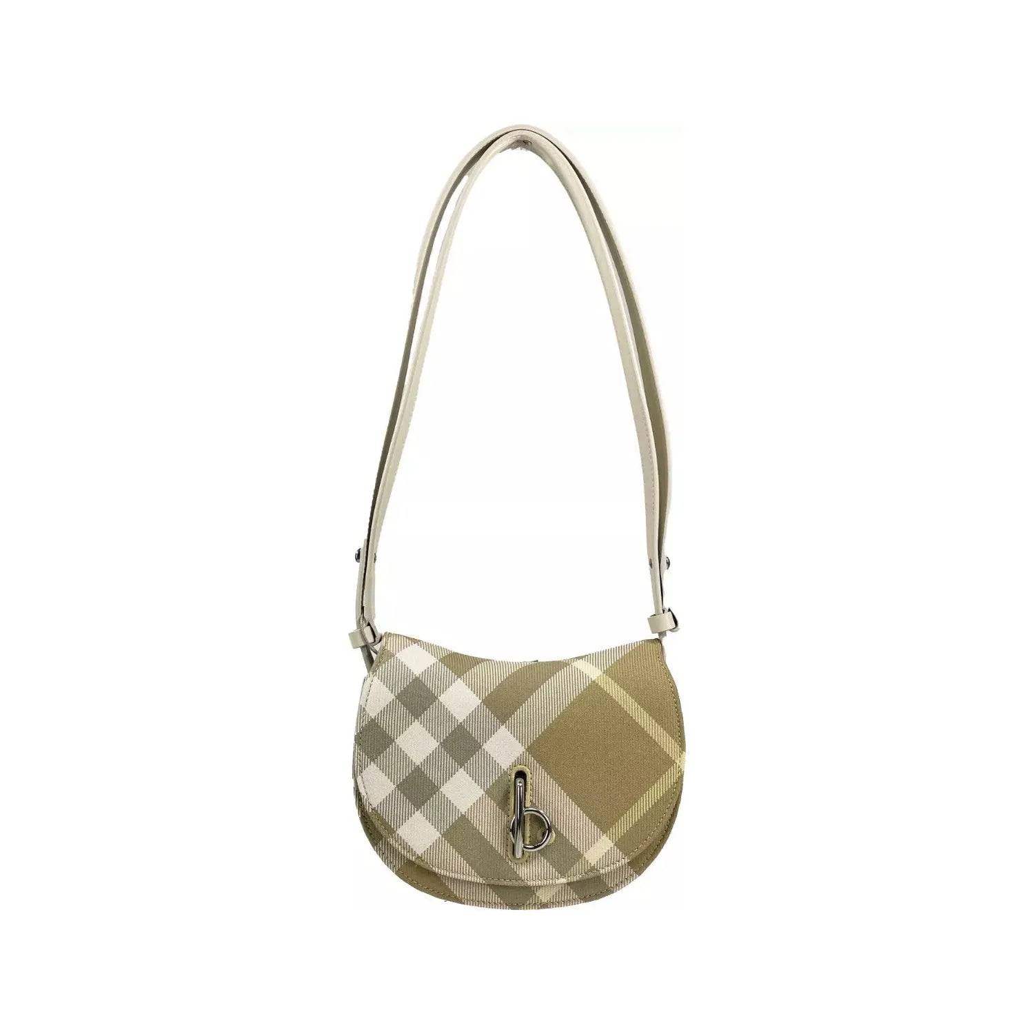 Front view with bag zipped and handles upright.