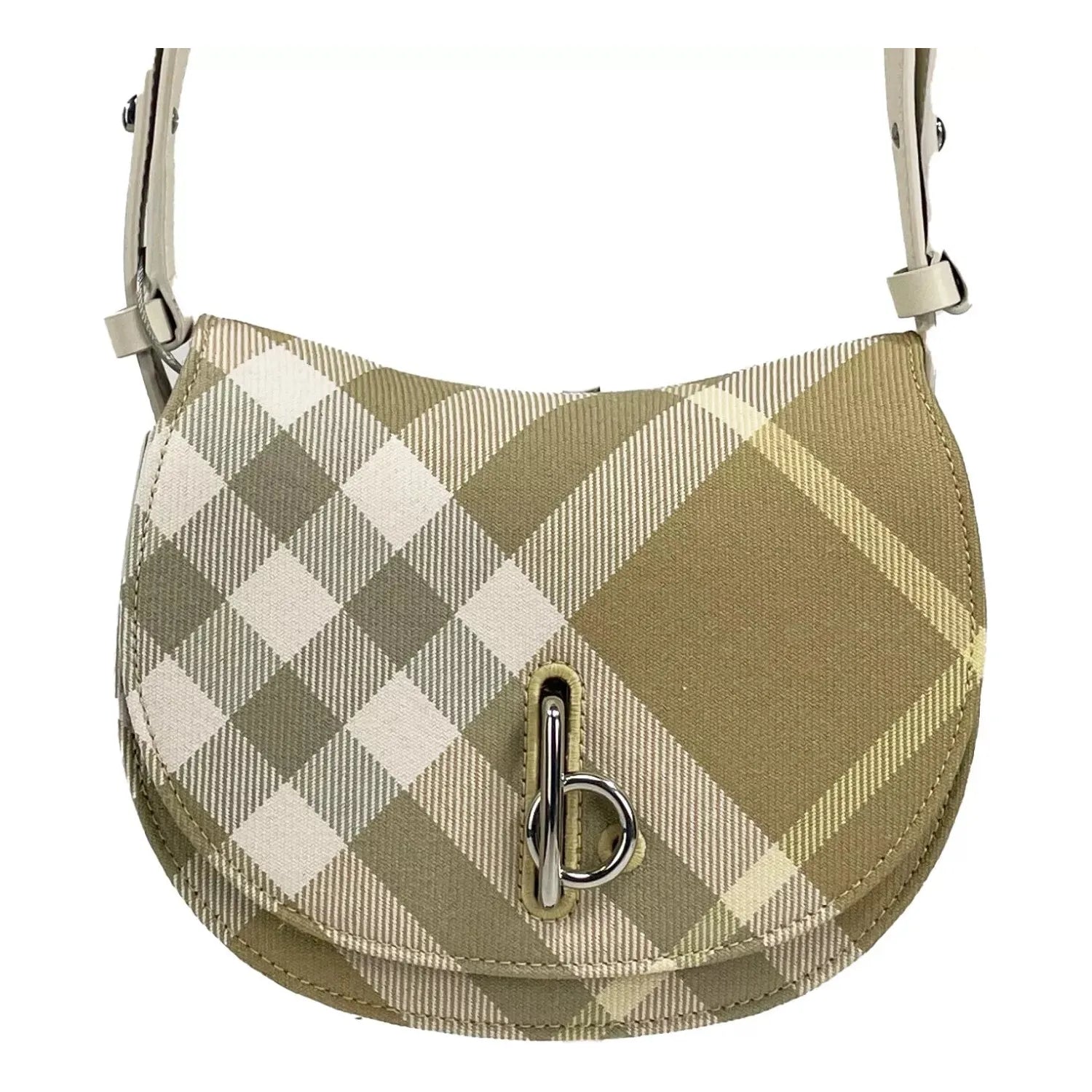 Front view with bag zipped and handles upright.