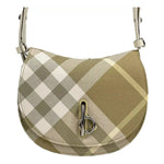 Burberry Mini Check Rocking Horse Crossbody Bag Purse 10215