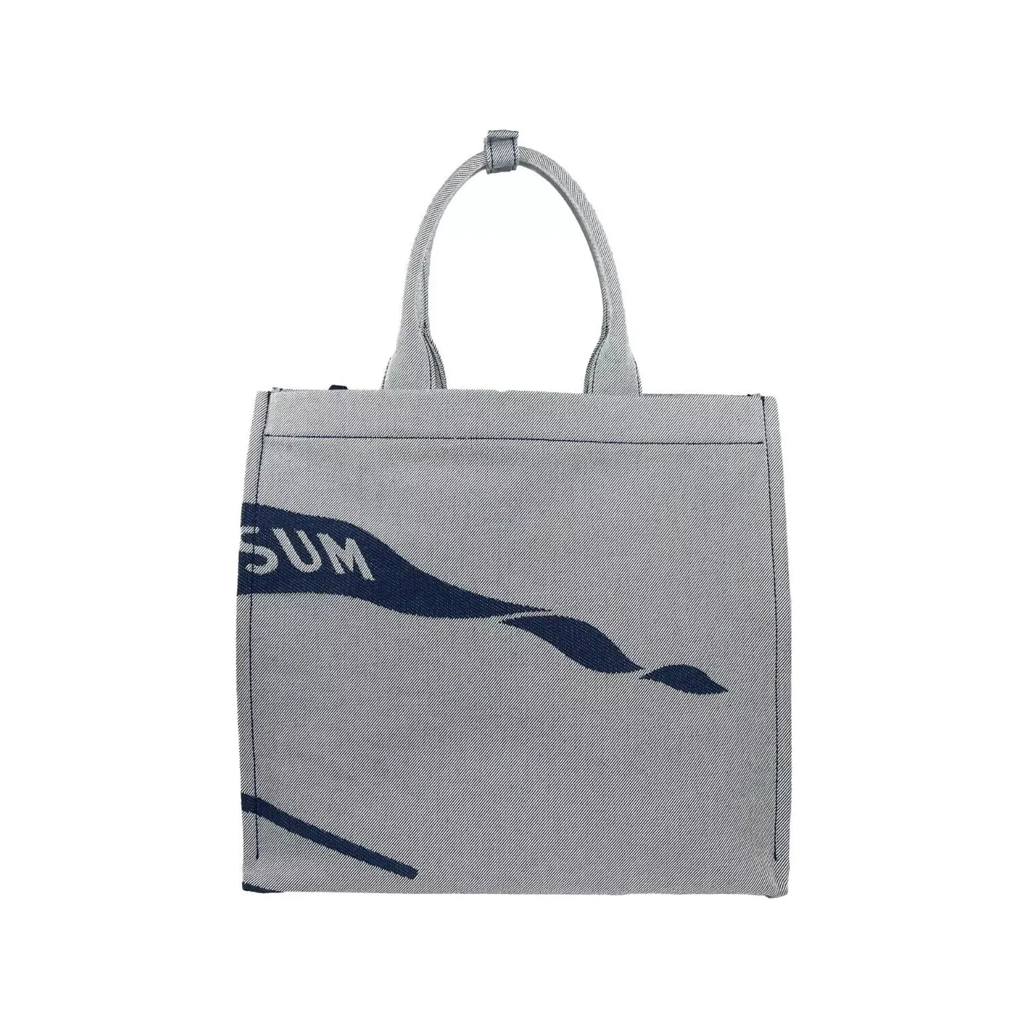 Burberry Navy EKD Canvas Tote Bag With Coin Pouch 40779