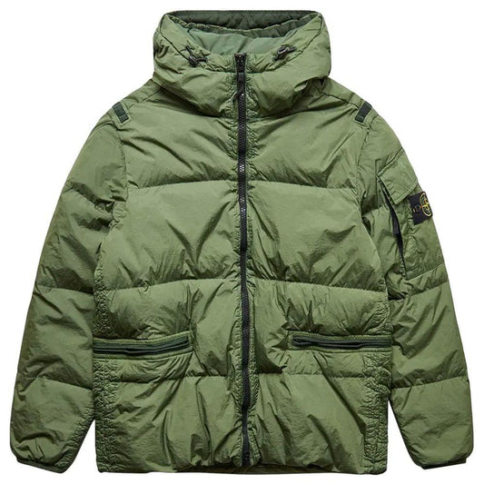Stone Island Green Nylon Men Jacket
