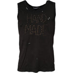 Dolce & Gabbana Black Sleeveless Round Neck Tank T-shirt TSH90021-44