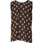Dolce & Gabbana Brown Logo Monogram Cotton Crew Neck T-shirt TSH90061-50