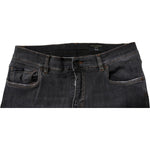 Dolce & Gabbana Dark Gray Washed Cotton Slim Fit Denim Jeans PAN75288-52