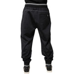 Dolce & Gabbana Black Polyester Logo Jogger Pants PAN76025-52