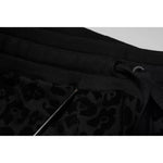 Dolce & Gabbana Black Leopard Cotton Jogger Sweatpants Pants PAN76030-46